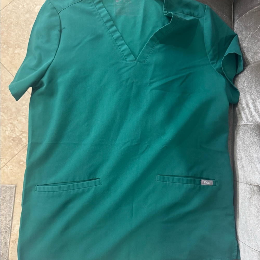 Figs Hunter Green Scrubs - Picture 3 of 5